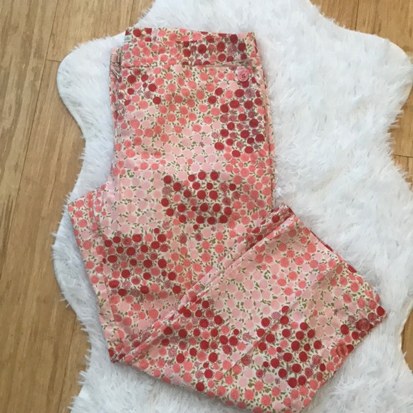 Anthropologie Pants - Anthropologie odille Floral cropped capris